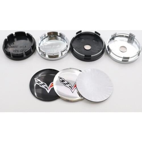 4pcs 56mm or 60mm Car Logo Wheel Center Cap Rim Badge Dust-Proof Covers Decal Refit Creative Decoration Emblem Sticker KEWT