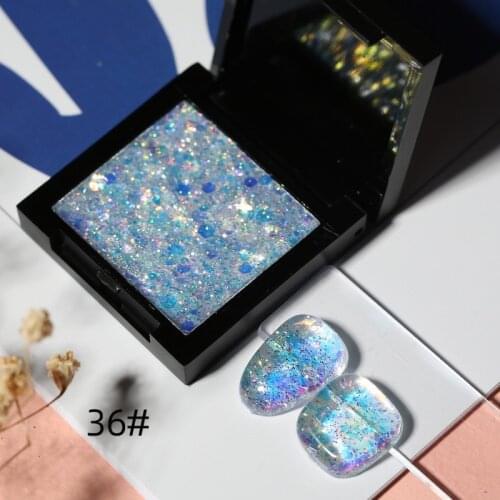 5g Gel Nail Polish Solid UV Gel Polish Laser Glitter Sequins Gel 01-36 Colors Nail polish Gel, Solid Glitter Sequin UV Gel,788