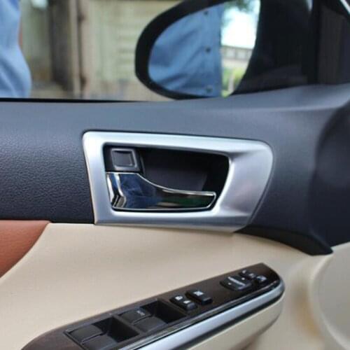 ABS Chrome For Toyota Camry 2015 2016 2017 Accessories Car Styling Car Inner Door Bowl Protector Frame Cover Trim Sticker