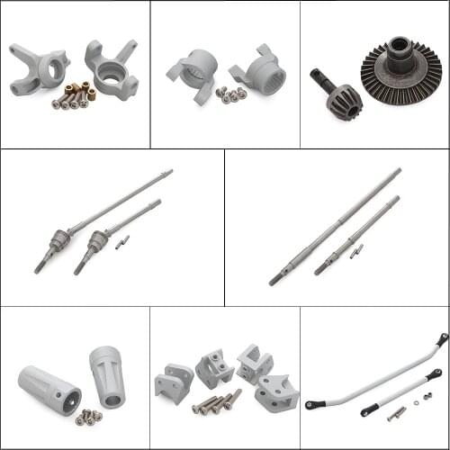 CNC Aluminum Alloy AR60 Axle Upgrade Steering Cup Drive Shaft Link Rod for 1/10 RC Rock Racer Axial Wraith 90018 RR10 90053