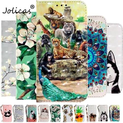 3D Vision Painted Flip Case For Huawei P20 LITE 2019 Wallet PU Leather Phone Case For Huawei P20 LITE Fundas Capa Case Huawey