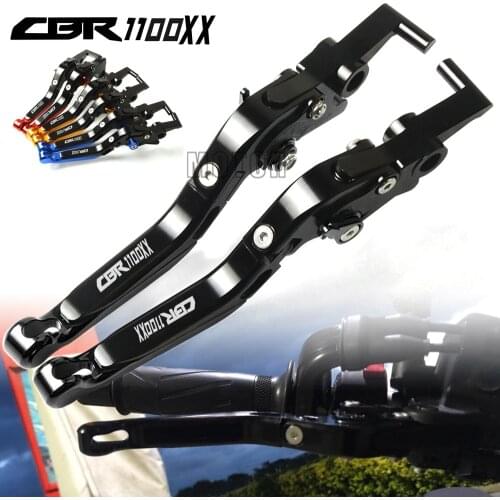 For Honda CBR1100XX/BLACKBIRD 1997-2007 CBR1100 CBR 1100XX 1100 XX Motorcycle CNC Aluminum Adjustable Fold Brake Clutch Levers