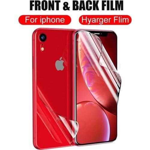 Hydrogel Film For Apple iPhone 11 Pro Max X XR XS Max 12 Pro Max 12 Mini SE 2020 For iphone 6s 7 8 Plus Phone Screen Protector