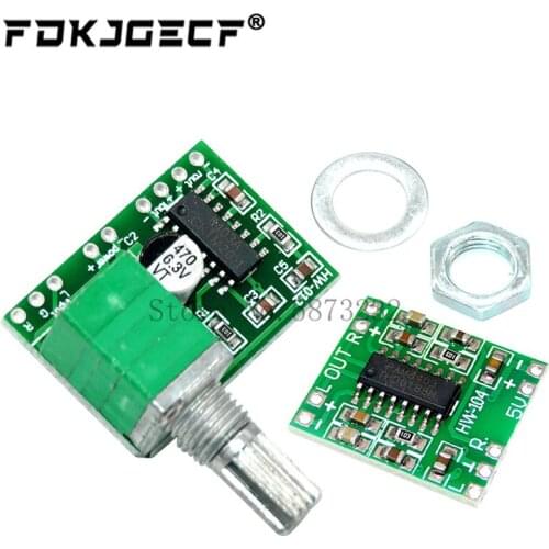Mini PAM8403 DC 5V 2 Channel USB Digital Audio Amplifier Board Module 2 * 3W Volume Control with Potentionmeter
