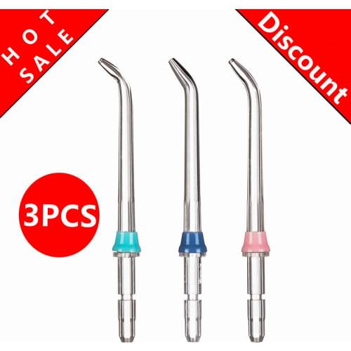 3Pcs Replacement Classic Jet Tips Fit For Waterpik Oral Irrigator Standard Nozzle WP-100 WP-450 WP-250 WP-300 WP-660 WP-900