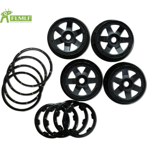 Front and Rear Rim Hub with Beadlock Ring Fit for 1/5 HPI ROFUN BAHA ROVAN KM BAJA 5B Toys Games PARTS