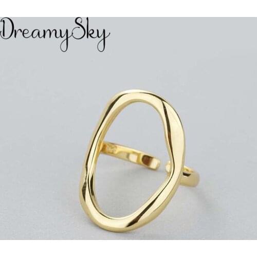 Exaggerated Personality Retro Circle Rings For Women Charm Engagement Rings Men Vintage Knuckle Finger Jewelry