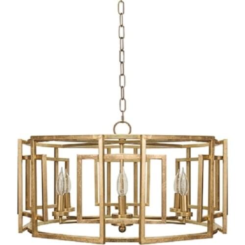 Postmodern simple light luxury personality dining room bedroom living room chandelier