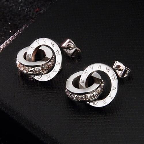 Showfay Women's Silver Earrings