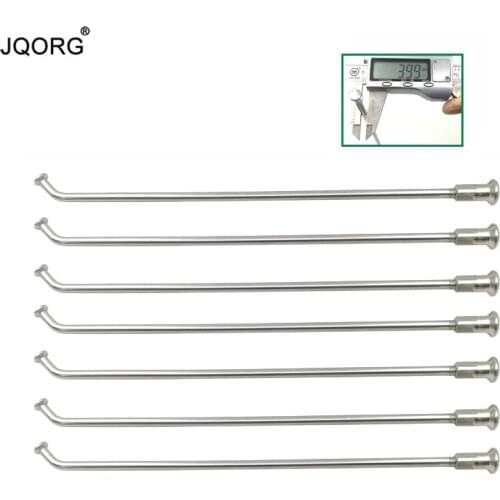 Angle 140 degree Diameter 4.0 mm Length In 60-310 mm Range Be Customized 304 Stainless Steel Material Sliver Motorcycle Spokes