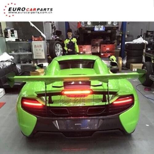 High quality MCL 650s LB style FRP material rear wing rear spoiler fit for 2018 2017 2016 2015 650S body kit rear skirt lip