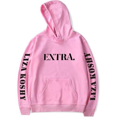 WAWNI Liza Koshy Cotton Polyester Hoodies Loose Sweatshirt Cosplay Hoodie Harajuku Sweatshirt Wtreetwear Casual Hoodies Top 2021
