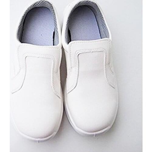 Safety shoes flat white nurse Hospital