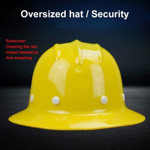 Safety Helmet Sunshade Rainproof Wide-brimmed Hard Hat Labor insurance Construction Work Protection Helmet Logo Print Service