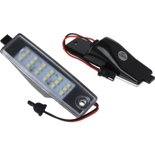 2pcs 18 LED License Number Plate Light for toyota HiAce 05-11 Rav 4 Vanguard Dropshipping