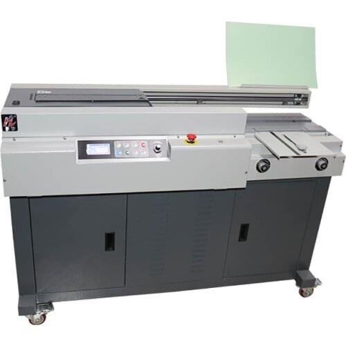 A3 Automatic glue binding machine 420mm glue book binder perfect binder file financial Electric Binder booklet maker 220V