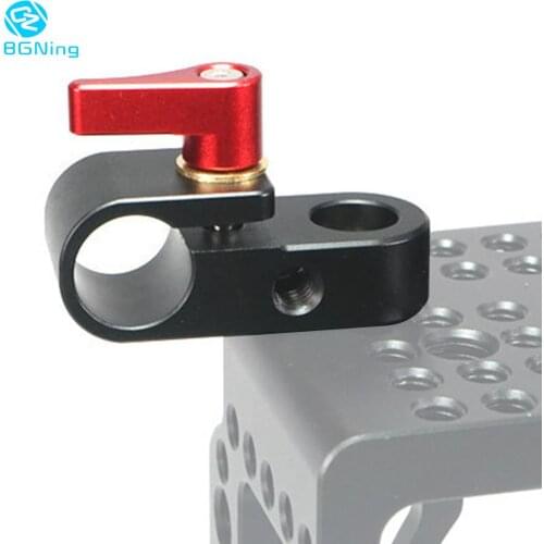 BGNing Single Hole 15mm Rail Clamp Mount Rod Clamp on DSLR Camera Handle / Cage / Plate for Rod Extension DSLR Camera Rig