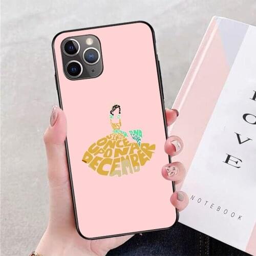 Once upon a december soft TPU border phone case for iphone 11PRO 11PROMAX 11 X XS XR XSMAX 6 plus 7 7plus 8 8plus cover