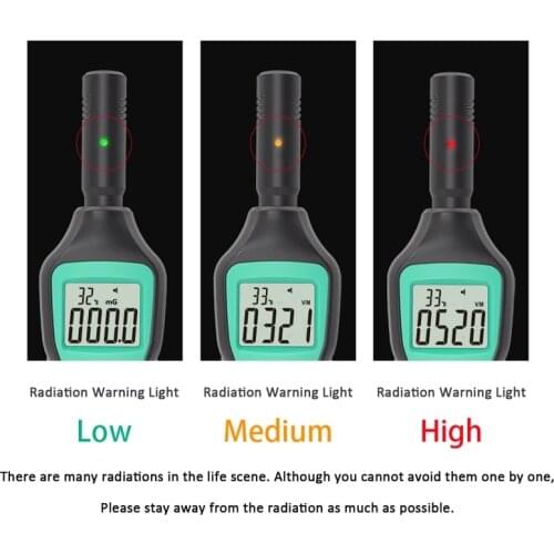 Electromagnetic Field Radiation Detector Digital EMF Tester Emf Meter Emission Dosimeter radiation dosimeter Geiger meter