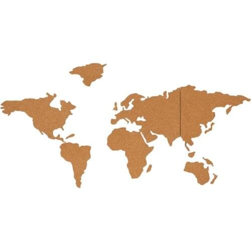 World Map Shape Notice Board Cork Message Boards Bulletin Boards Living Room Classroom Stickers Office Decoration