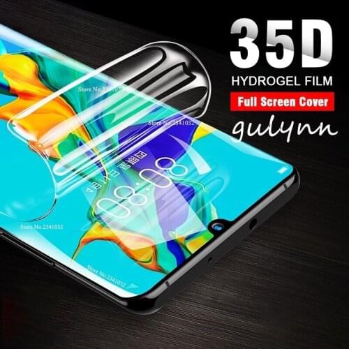 New 35D Full Cover Soft Hydrogel Film For Huawei Mate 20 Lite 10 P40 P20 30 Pro Screen Protector Film For Honor 20 30 S 10 Lite