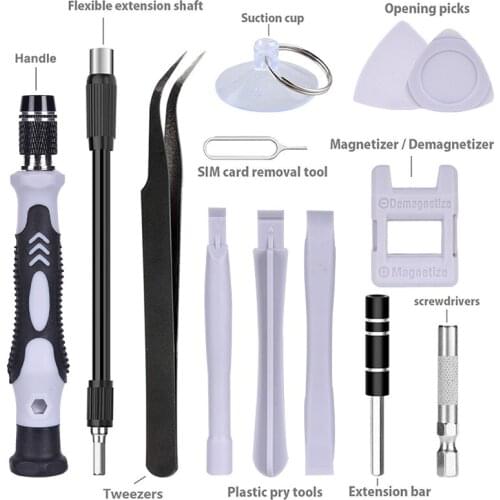 KINDLOV 112 in 1 Screwdriver Set of Screw Driver Bit Set Multi-function Precision Mobile Phone Repair Device Hand Tools Torx Hex