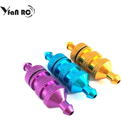 Yfan RC Oil Fuel Filter for 1:10 RC Nitro 4WD Hobby Model Car Upgraded Parts HPI HSP Axial Redcat Himoto F184B