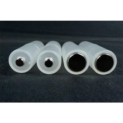 MasterFire 900pcs/lot AAA to AA Size Cell Battery box Converter Adapter Batteries Holder Plastic Case Cover Switcher