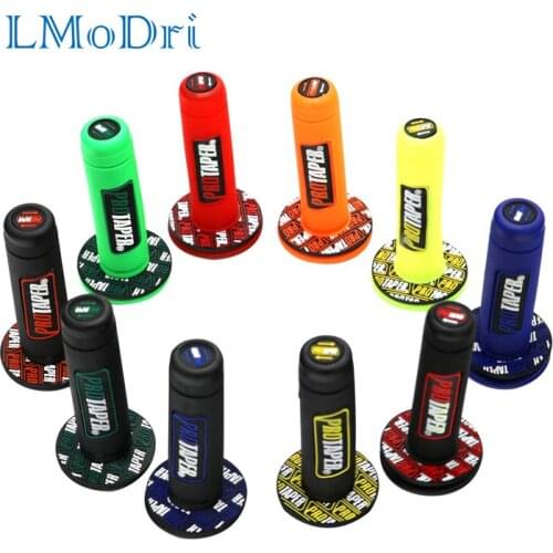 LMoDri Motorcycle Grip Part Racing Motorbike Handlebar Grips for Protaper Husqvarna Yamaha KTM Motocross Moto Pit