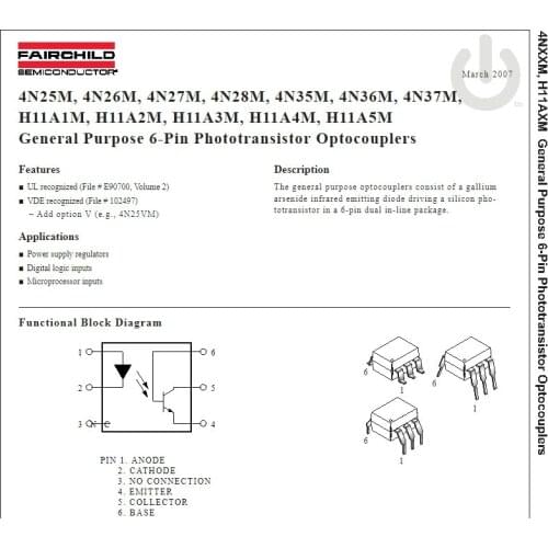 50pcs/Pack 4N35 4N25 4N33 4N28 4N30 4N32 SMD6 DIP6 NEW IN STOCK FAI Imported