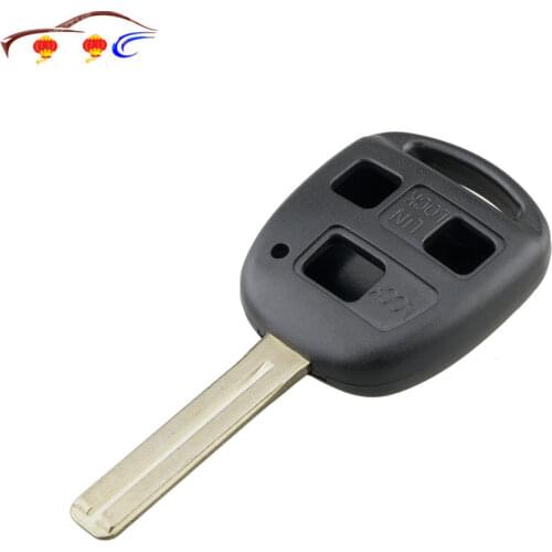 New 3 Buttons Remote Fob Case Replacement Car Key Shell Fob For Lexus RX300 ES300 Lexus Car Key Shell 40mm high quality key case