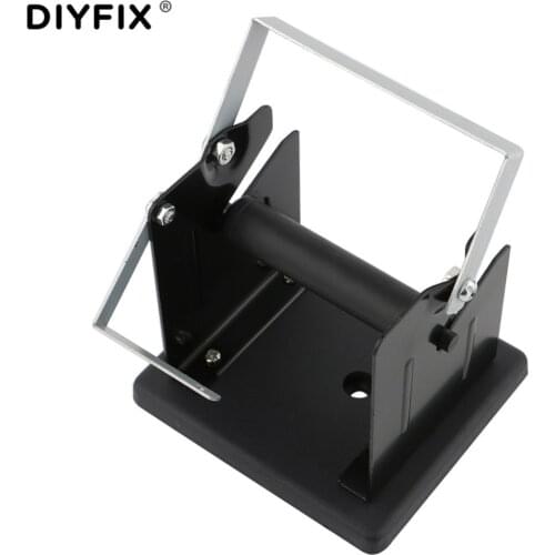 DIYFIX Tin Lead Soldering Wire Metal Holder Stand Welding Solder Wire Roll Spool Support Base