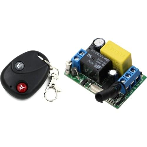 AC 220V Wireless Remote Control Switch Radio Control Switch Remote ON/OFF 1CH 10A Relay Module Receiver Transmitter PT2262 2260