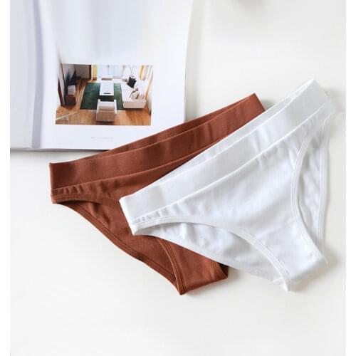 New Sexy Lingerie for Women Thong Cotton Underwear Women Briefs Intimate Pants Ladies Low Seamless Panties Comfortable Briefs