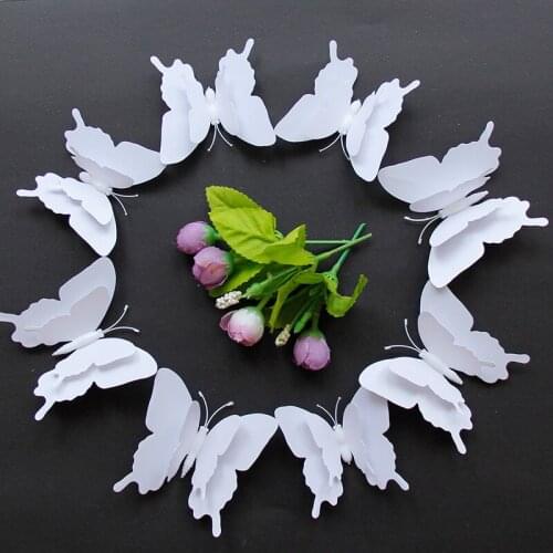 Street Decorative Goods for A Summer Residence Home and Garden Outdoor Yard Garden Decorations Animals Stakes Solar 3d Butterfly