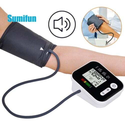 Smart Portable Arm Blood Pressure Monitor Meter Cuff Medical Device Sphygmomanometer Blood Pressure Home Health Detector Machine