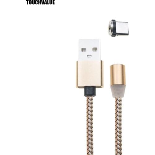 Replacement Magnet Charging Case For Android Phone Gold Blue Red Gray Silver Black Micro USB Type-C Cable Magnetic Detachable