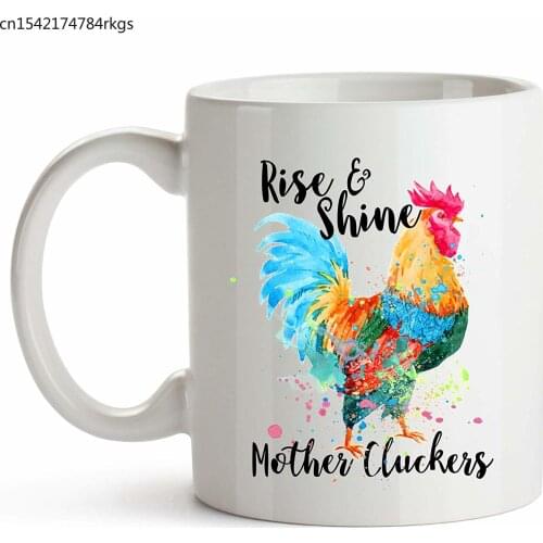 11 Ounces, Chicken Coffee Cup for Women, Crazy Chicken Lady Mug for Chicken Lovers