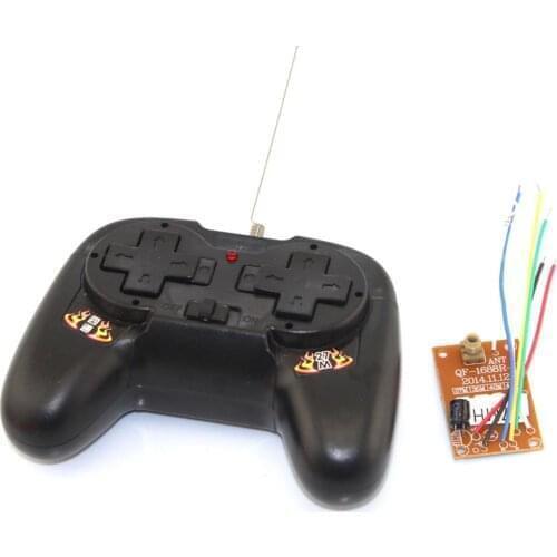 4CH 27mhz 10m Remote Transmitter & Receiver Board with Antenna For DIY RC Car Robot Remote Control Toy Parts