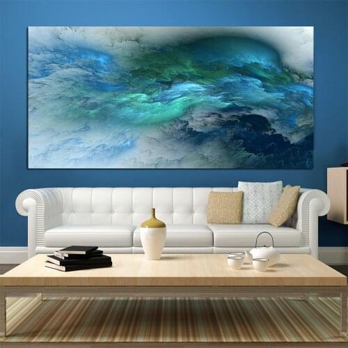 Abstract Colors Unreal Canvas Art Wall Art Painting Living Room Large Home Decor Wall Hanging Modern Art Print Painted