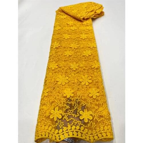 African Lace Fabric 2021French Sequin Lace Fabric Embroidery French Mesh Lace Fabric for Women Dresses NI5020-2