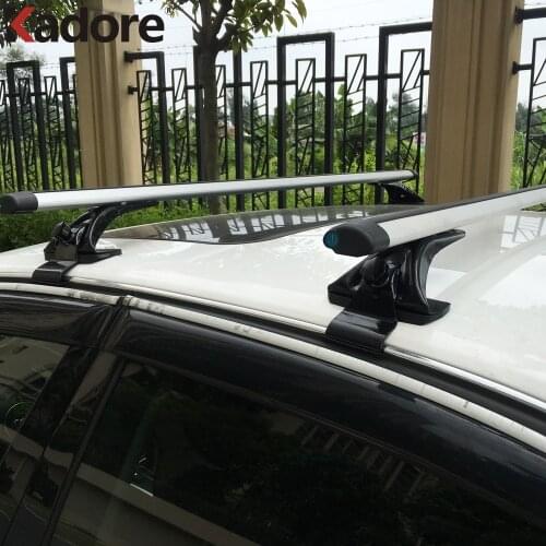 Aluminum Alloy Universal RoofRack Car Top Luggage Roof Rack Cross Bar With Anti-Theft Lock For All Sedan 4 Doors Car Model