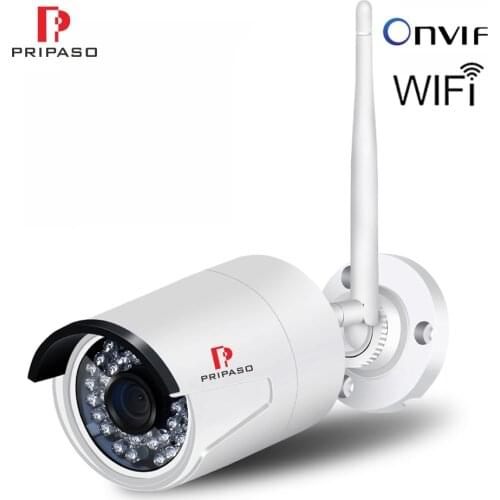 Pripaso Outdoor Security Camera 2.0MP 1080P WiFi Wireless Surveillance Video Camera with Motion Detect Night Vision