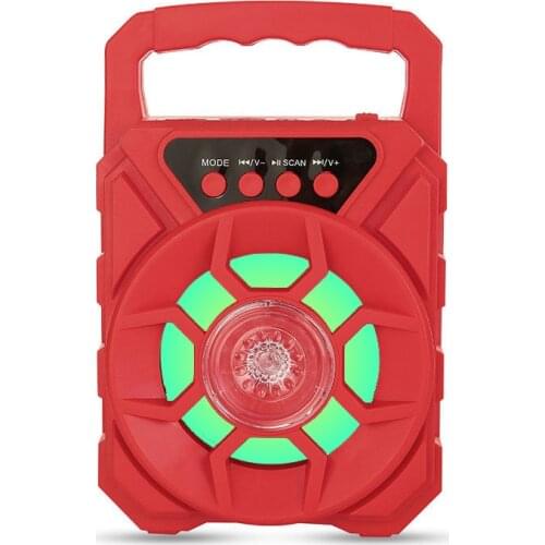 Support AUX TF Subwoofer Loudspeaker Portable Bluetooth-compatible Speaker Wireless Bass Column Waterproof Outdoor USB Speakers