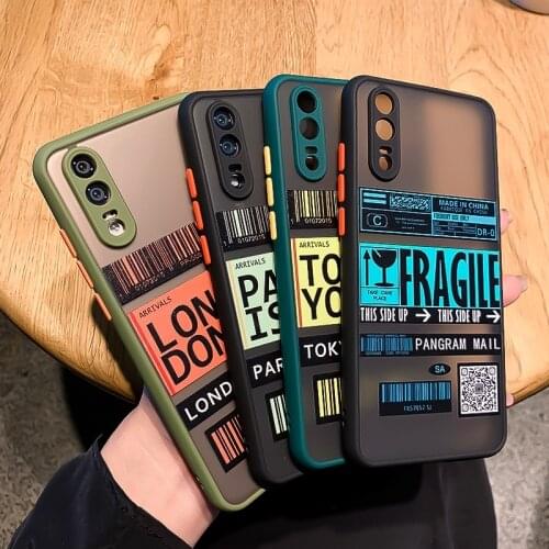 For Huawei P30 P20 P40 Lite Pro Plus Cases Cover Fundas Huawei P30Lite P30Pro P40Lite Cute CDG Transparent Liquid Phone Cases