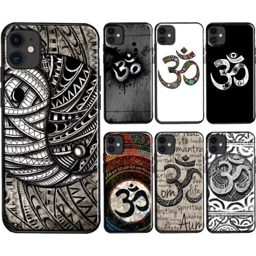 Aum om Namaste Symbol Zen Yoga TPU Case For iPhone X XS Max XR SE 2020 6S 7 8 Plus 12 Pro Max mini 11 Pro Max Cover