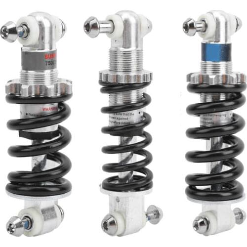 Bike Rear Suspension Damper Spring Shock Absorber Bike Shock Struts Coil Spring Shocks Absorber Suspension Damper 150mm Steel