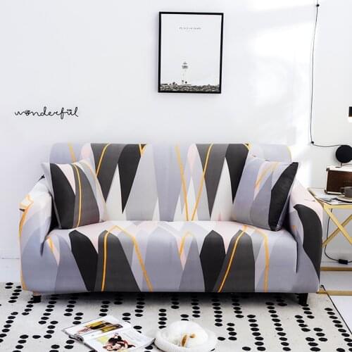 Floral Printing Stretch Elastic Sofa Cover for Living Room Slip-resistant Sofa Towel Couch Cover Sectional Furniture Slipcover