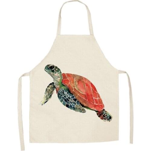 Jellyfish octopus pattern apron for kitchen Apron for hairdresser aprons for women goods for home kitchen customizable apron