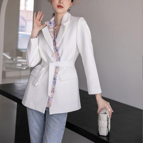 Женские пиджаки блейзеры FMFSSOM China At AliExpress